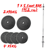 York Fitness B501 Folding Barbell Bench Bundle Set